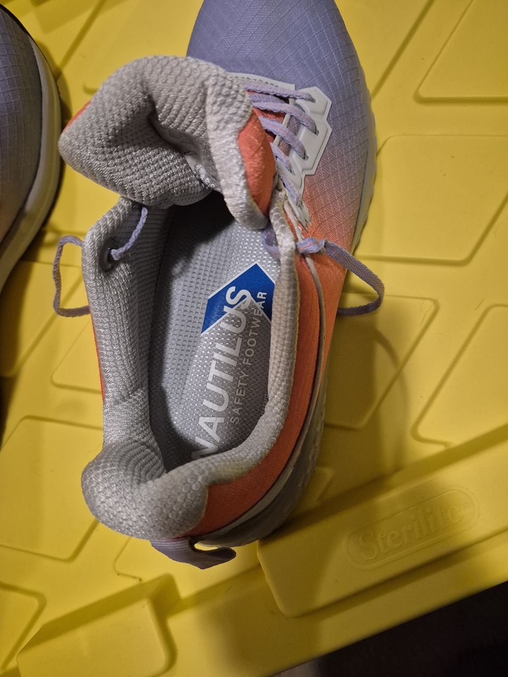Nautilus Gradient Purple & Coral Safety Shoe